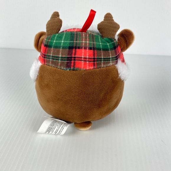 Squishmallow Maurice the Moose in Hat Tree Decoration 4.5 inches - Picture 2 of 7